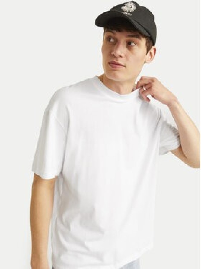 Jack & Jones Komplet t-shirtów Bradley 12264845 Biały Wide Fit