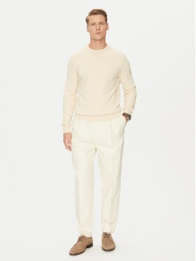 Marciano Guess Spodnie materiałowe 5GHB23 2304Z Écru Regular Fit