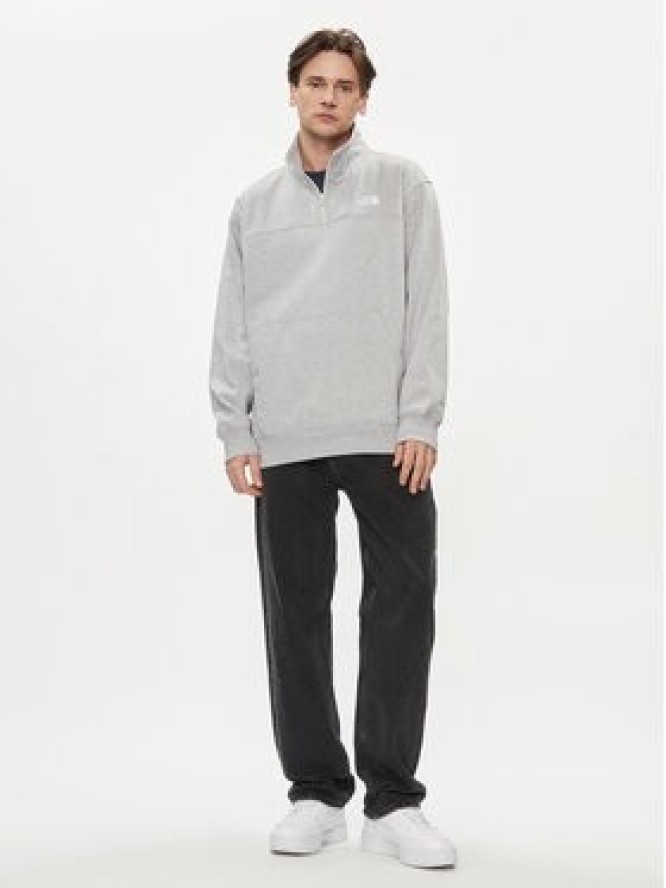 The North Face Bluza Essential NF0A87FC Szary Relaxed Fit