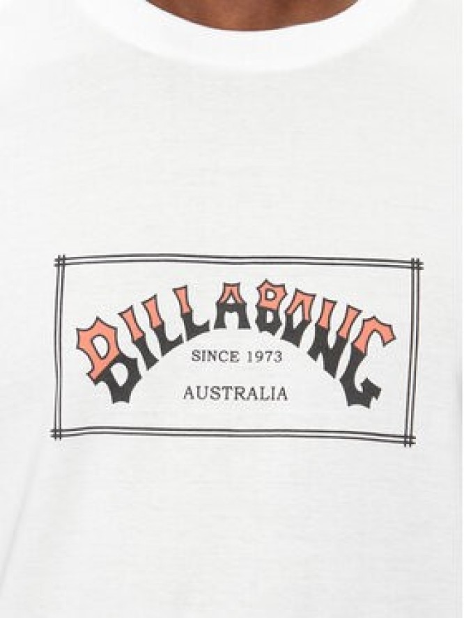 Billabong T-Shirt Arch EBYZT00167 Biały Regular Fit