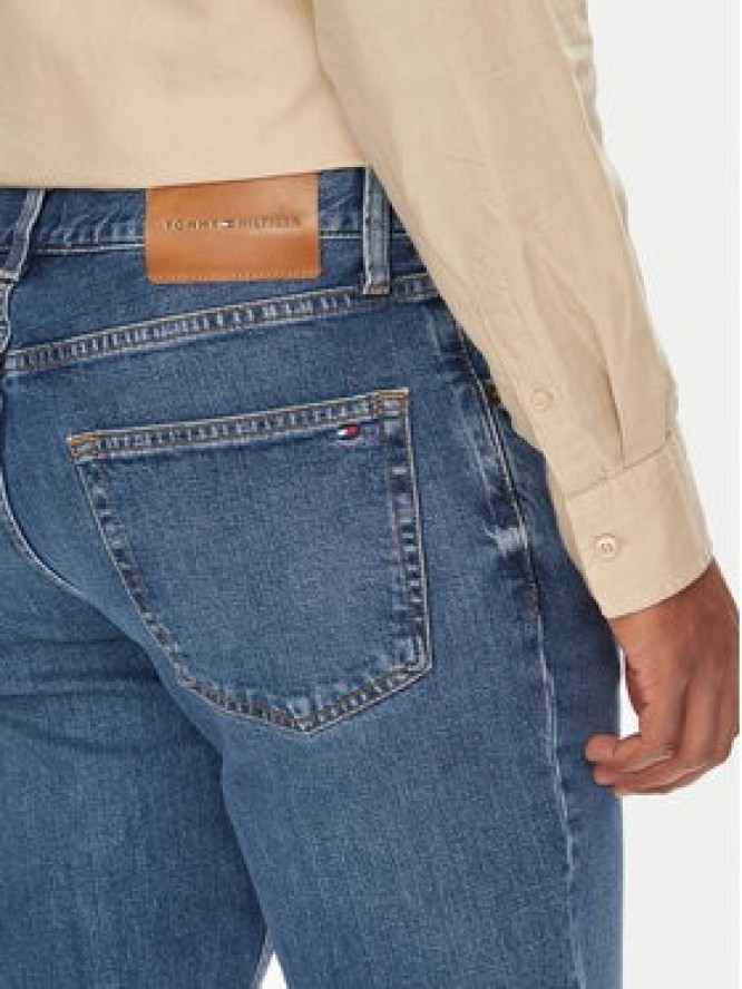 Tommy Hilfiger Jeansy Denton MW0MW39650 Niebieski Straight Fit