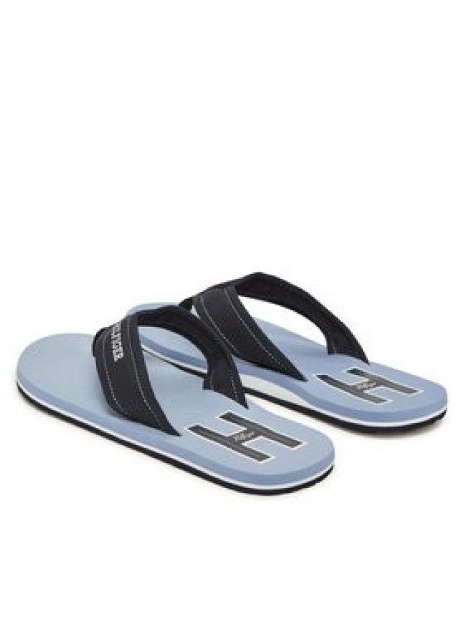 Tommy Hilfiger Japonki Hilfiger H Padded Beach Sandal FM0FM05536 Granatowy