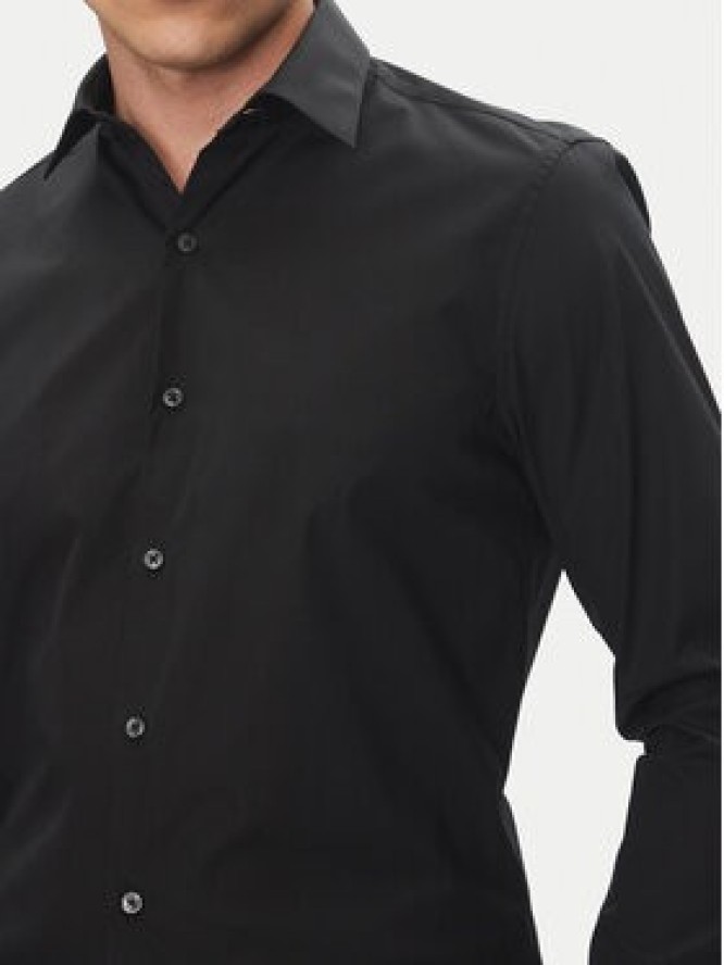Calvin Klein Koszula Essential LV019EU000 Czarny Slim Fit