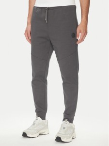 BOSS Spodnie dresowe Future 50543860 Szary Regular Fit