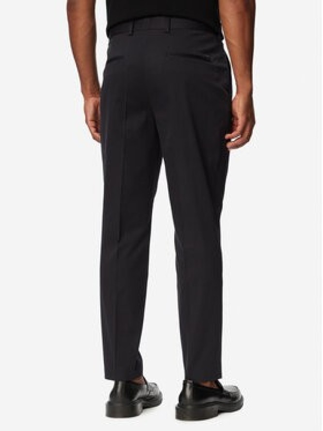 BOSS Spodnie materiałowe H-Perin 50567533 Granatowy Tapered Fit
