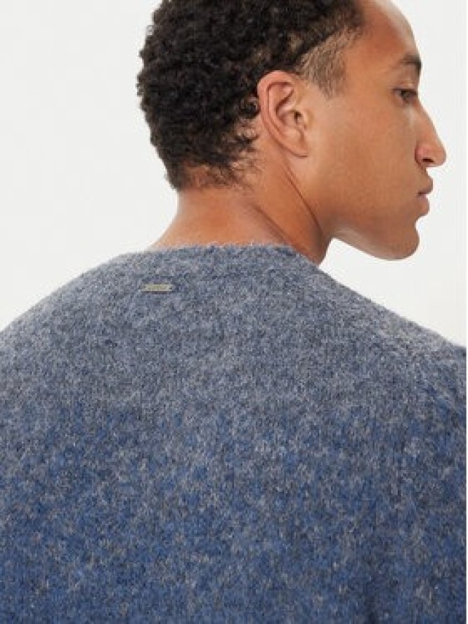 Guess Sweter M5BR39 Z0932 Niebieski Regular Fit