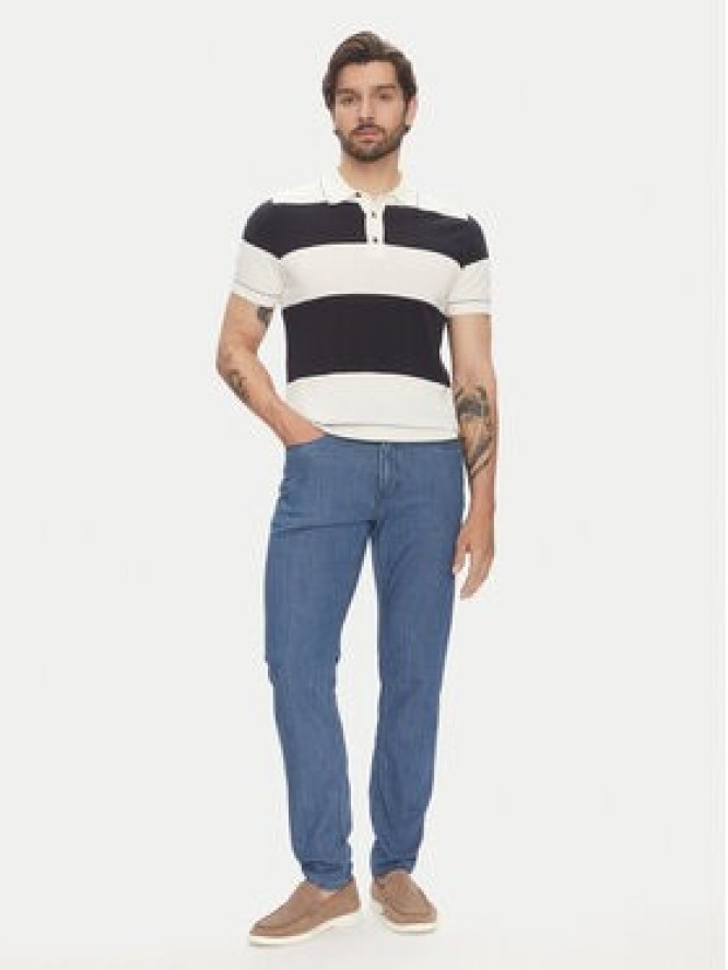 Pierre Cardin Jeansy C7 34506.7770 Niebieski Slim Fit