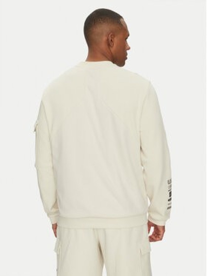 EA7 Emporio Armani Bluza 7M000324 AF12660 U1112 Écru Regular Fit