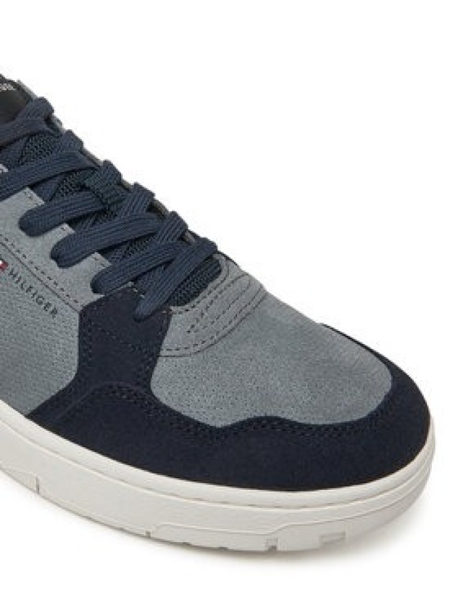 Tommy Hilfiger Sneakersy Basket Core Lite Suede FM0FM05519 Szary
