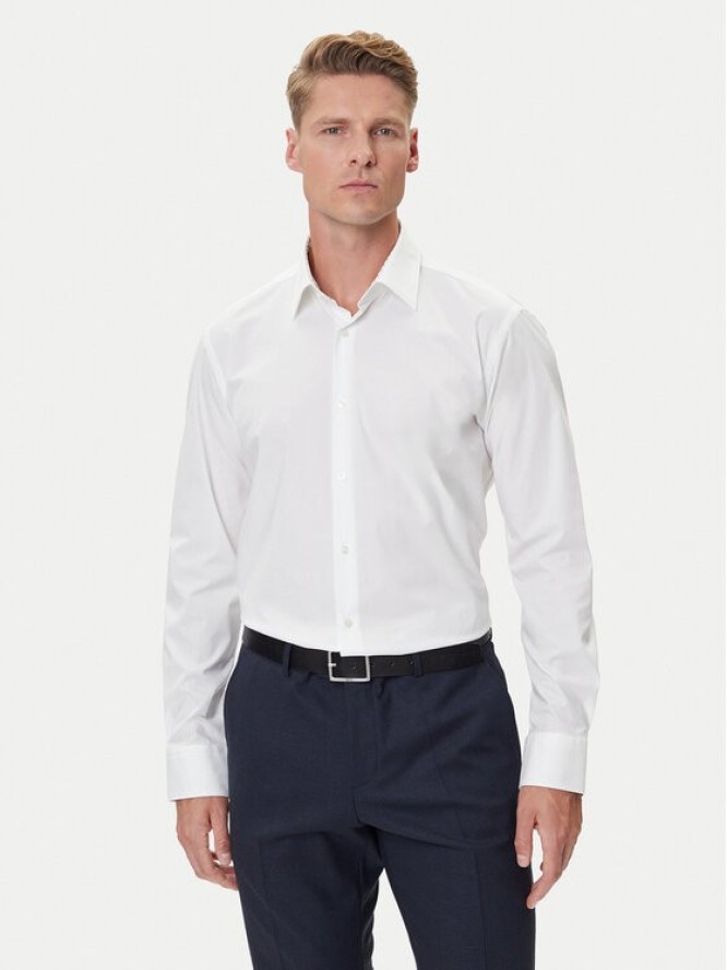 BOSS Koszula H-Joe 50549923 Biały Regular Fit