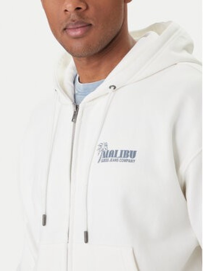 Guess Jeans Bluza M6GQB6 KCPR1 Biały Boxy Fit