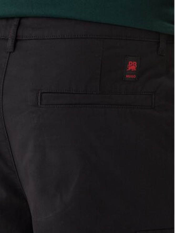 HUGO Szorty materiałowe Gregry 50559604 Czarny Slim Fit