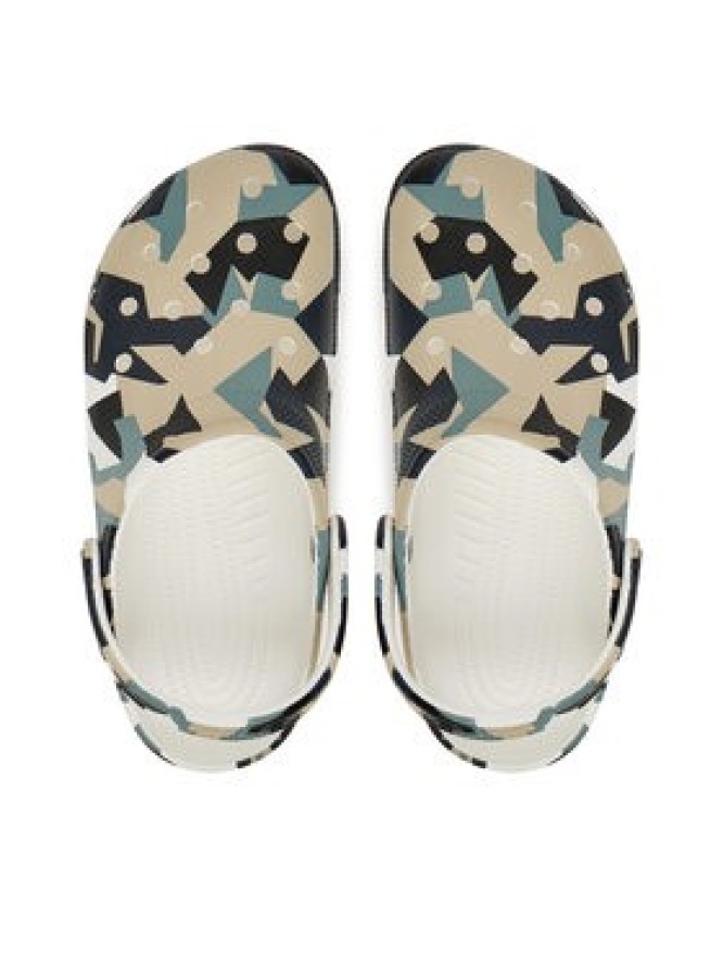 Crocs Klapki Geo Camo Clog 211009 Kolorowy