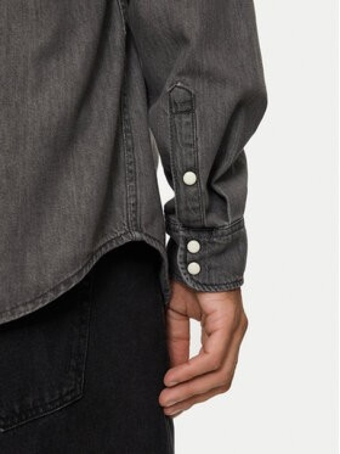 Pepe Jeans Koszula jeansowa PM308586 Szary Regular Fit