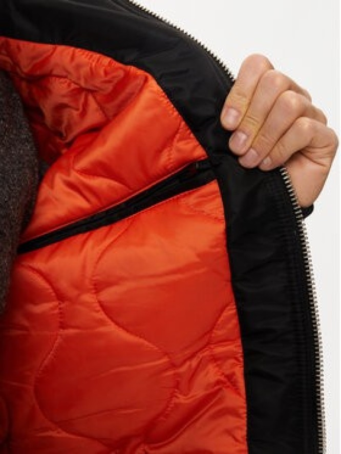 Schott NYC Kurtka bomber 210100RS Czarny Regular Fit