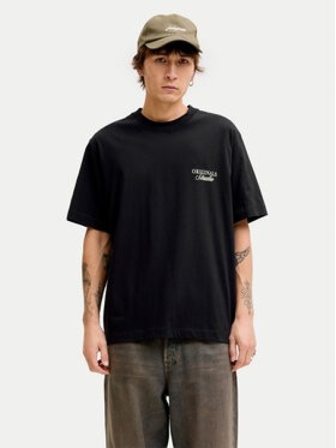 Jack & Jones T-Shirt Norrebro Typo 12282898 Czarny Regular Fit