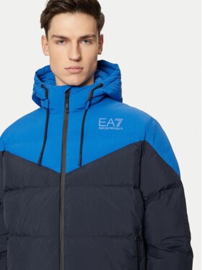 EA7 Emporio Armani Kurtka zimowa 6DPB30 PNDOZ 1562 Granatowy Regular Fit