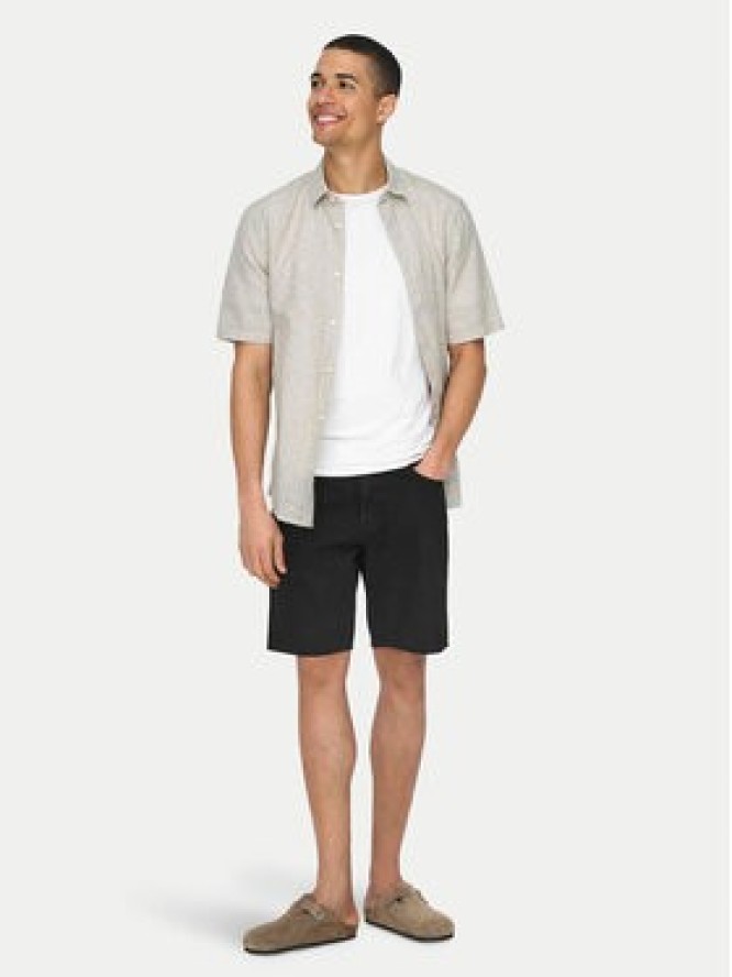 Only & Sons Szorty jeansowe Edge 22028012 Czarny Regular Fit