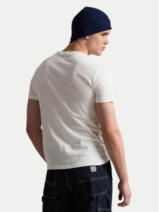 Polo Ralph Lauren T-Shirt 710P07343001 Biały Regular Fit