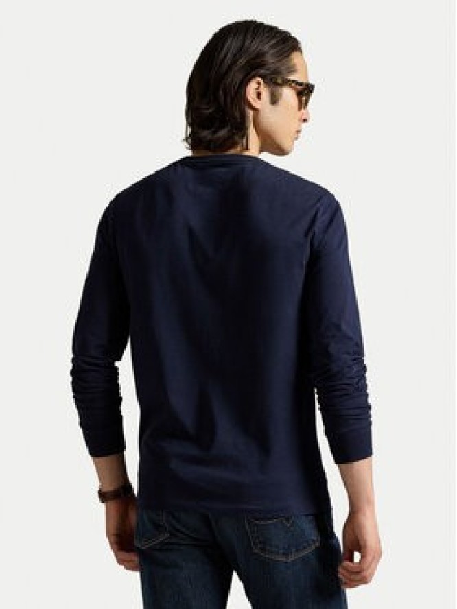 Polo Ralph Lauren Longsleeve Classics 710671468024 Granatowy Slim Fit