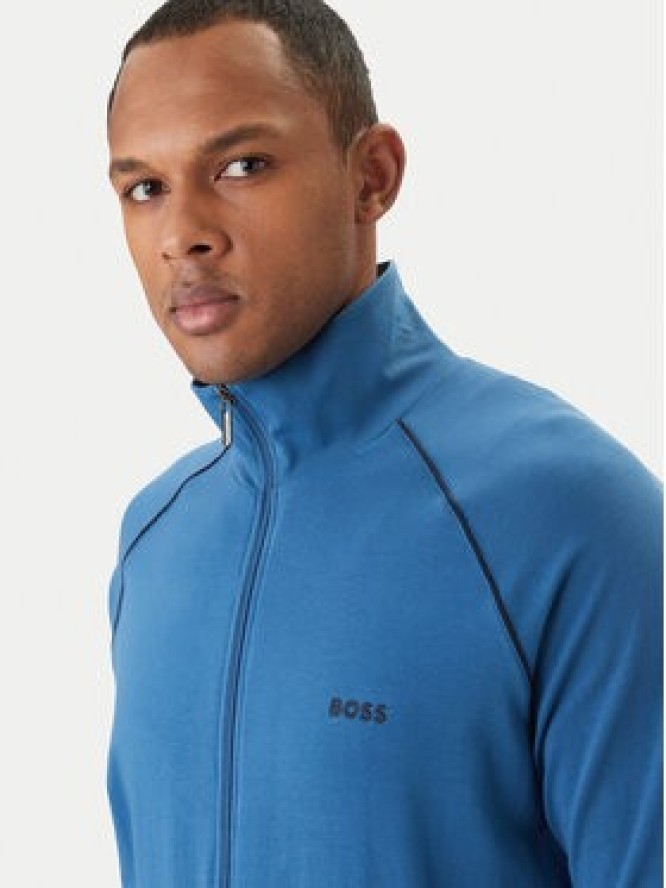 BOSS Bluza Mix&Match 50515307 Niebieski Regular Fit