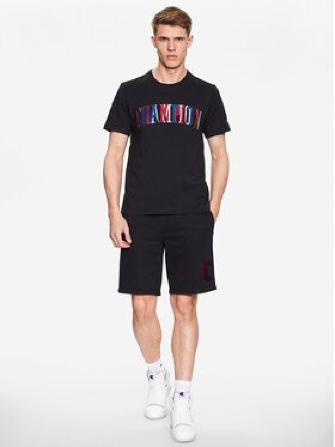 Champion T-Shirt 218512 Czarny Regular Fit