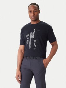 BOSS T-Shirt GRX Zone 50552184 Granatowy Relaxed Fit