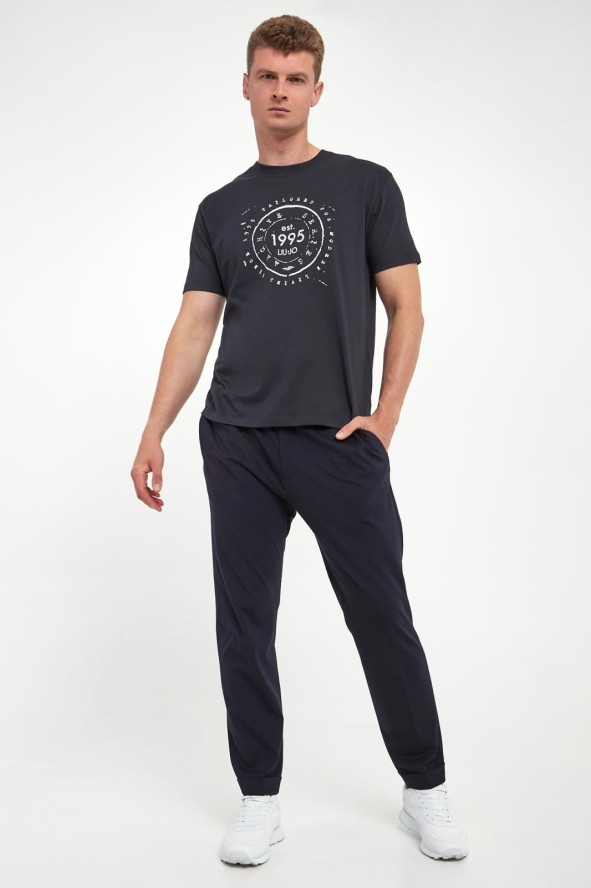 T-shirt męski z logo LIU JO