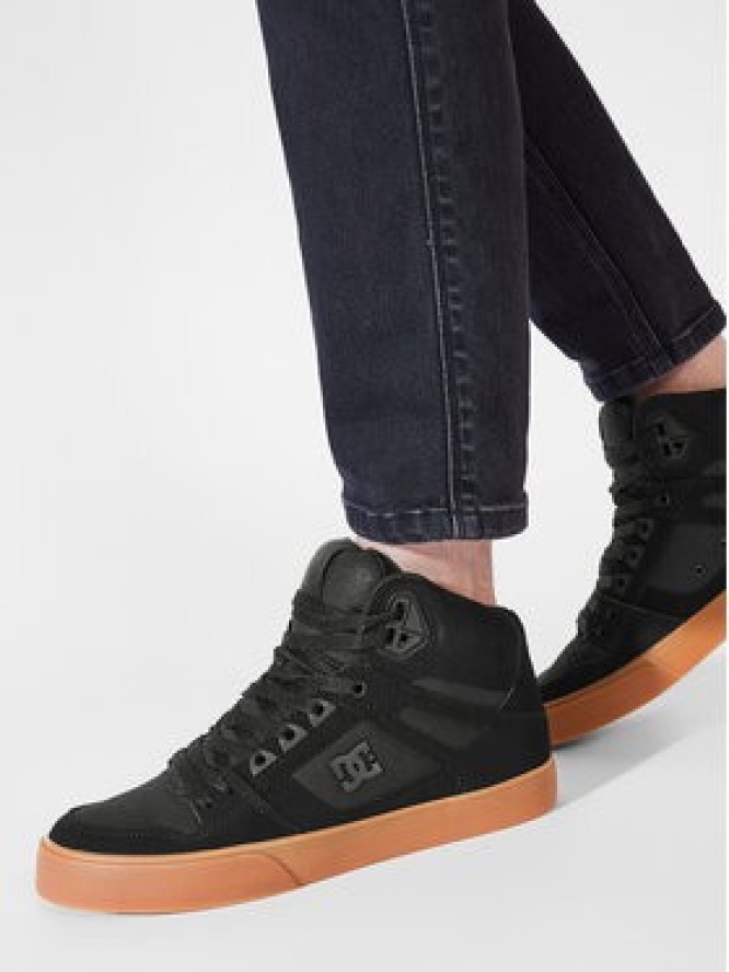 DC Shoes Sneakersy Pure High-Top Wc ADYS400043 Czarny