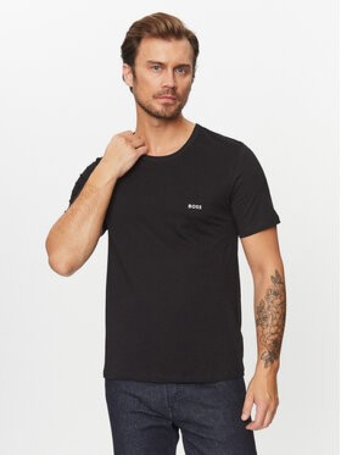 BOSS Komplet t-shirtów Tshirt Rn 3P Classic 50475284 Beżowy Regular Fit