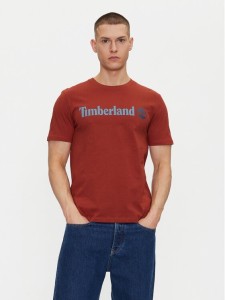 Timberland T-Shirt TB0A5UPQ Czerwony Regular Fit