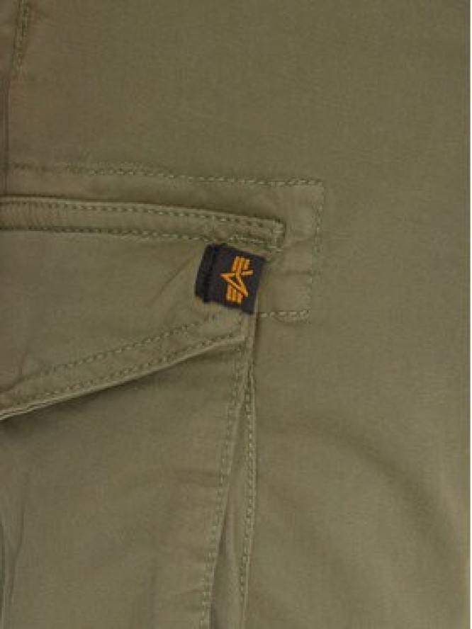 Alpha Industries Joggery Twill 116202 Zielony Regular Fit