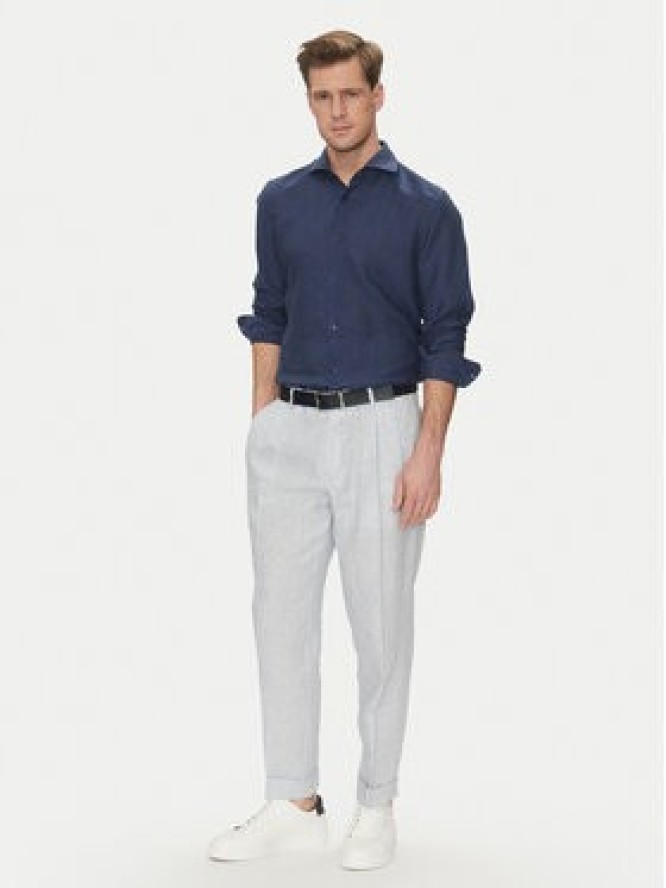 JOOP! Koszula 17 JSH-146Pai-W 30046075 Granatowy Slim Fit