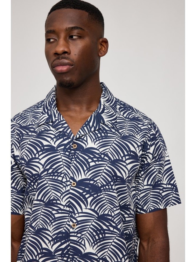 MAZINE Koszula "Resort" w kolorze granatowym rozmiar: M