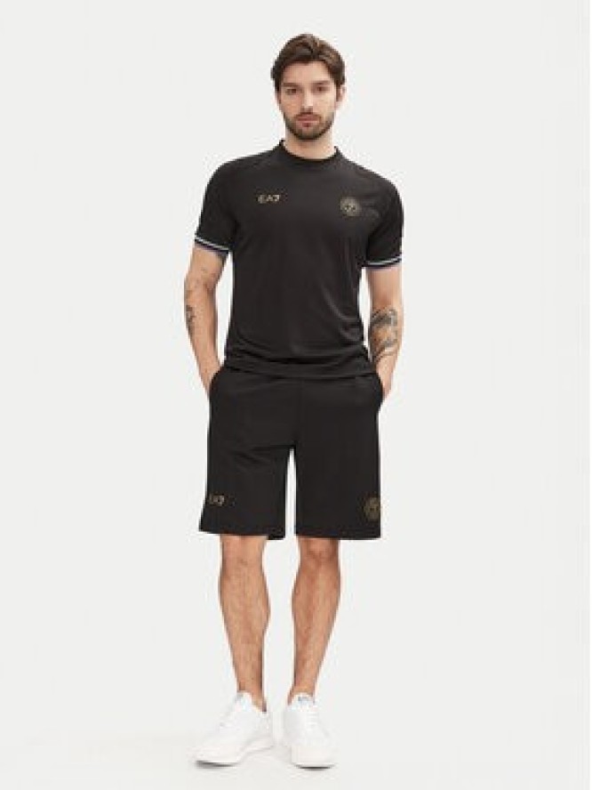EA7 Emporio Armani T-Shirt 7M000256 AF13537 UC001 Czarny Regular Fit