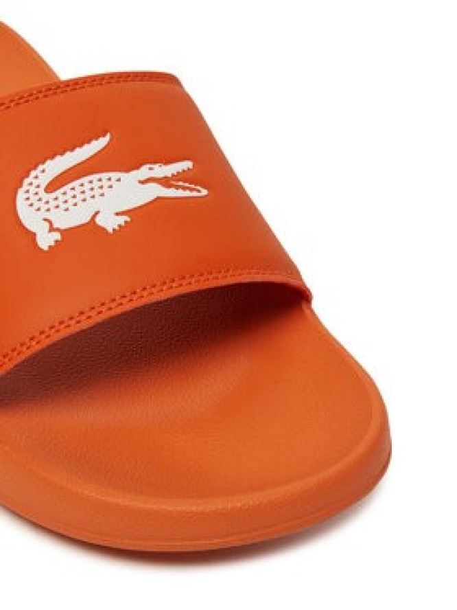Lacoste Klapki Serve Sliders 7-49CMA0041 Pomarańczowy