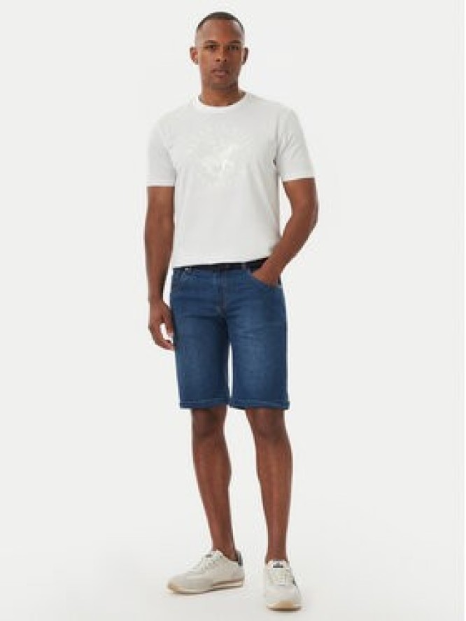 Beverly Hills Polo Club Szorty jeansowe P-SS26M-BJ494360 Niebieski Regular Fit