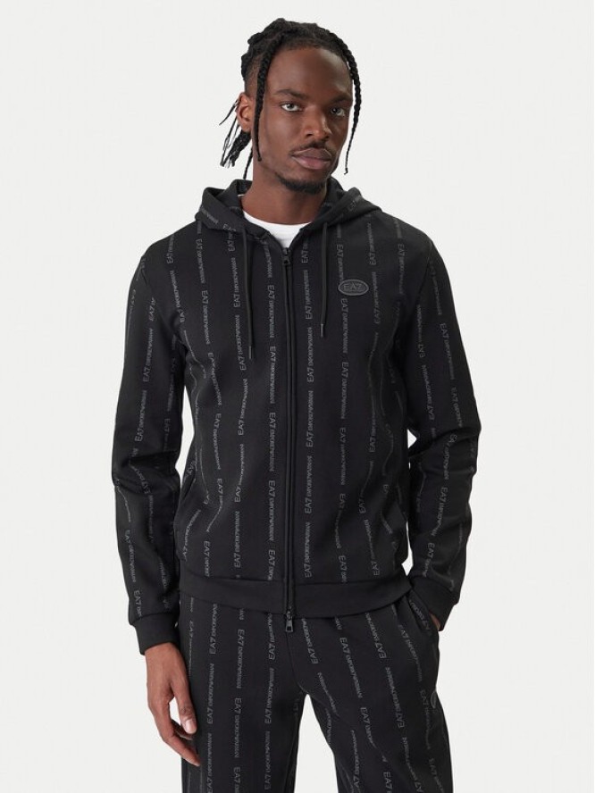 EA7 Emporio Armani Bluza 7M001392 AF12660 FC039 Czarny Regular Fit