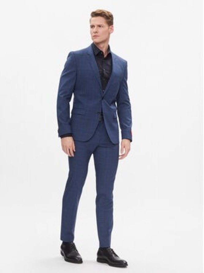 Calvin Klein Koszula K10K112310 Granatowy Slim Fit