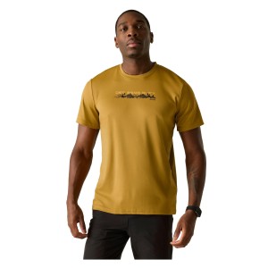 T-shirt Męski Z Górą Fingal Slogan
