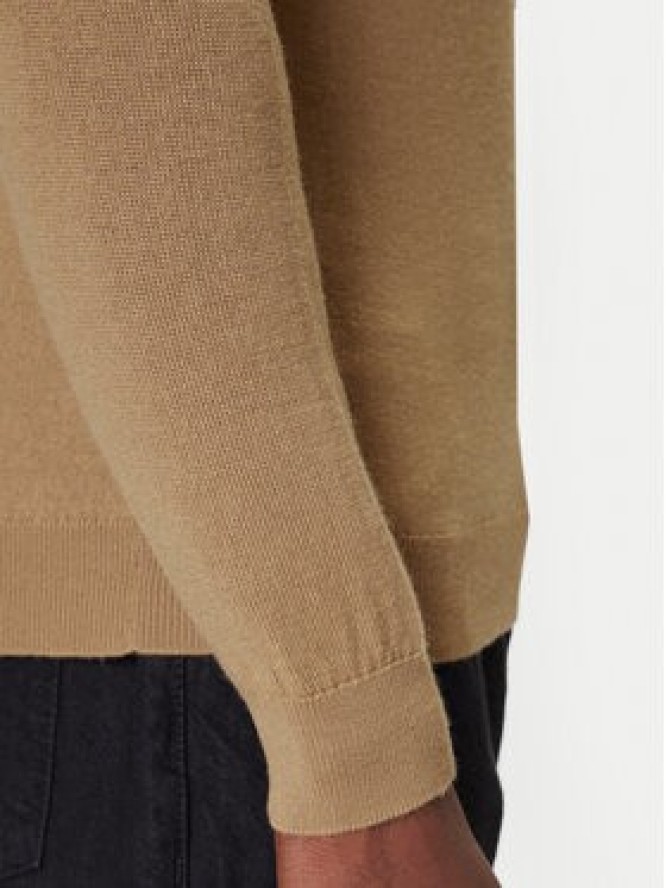 KARL LAGERFELD Golf 655058 554399 Beżowy Regular Fit