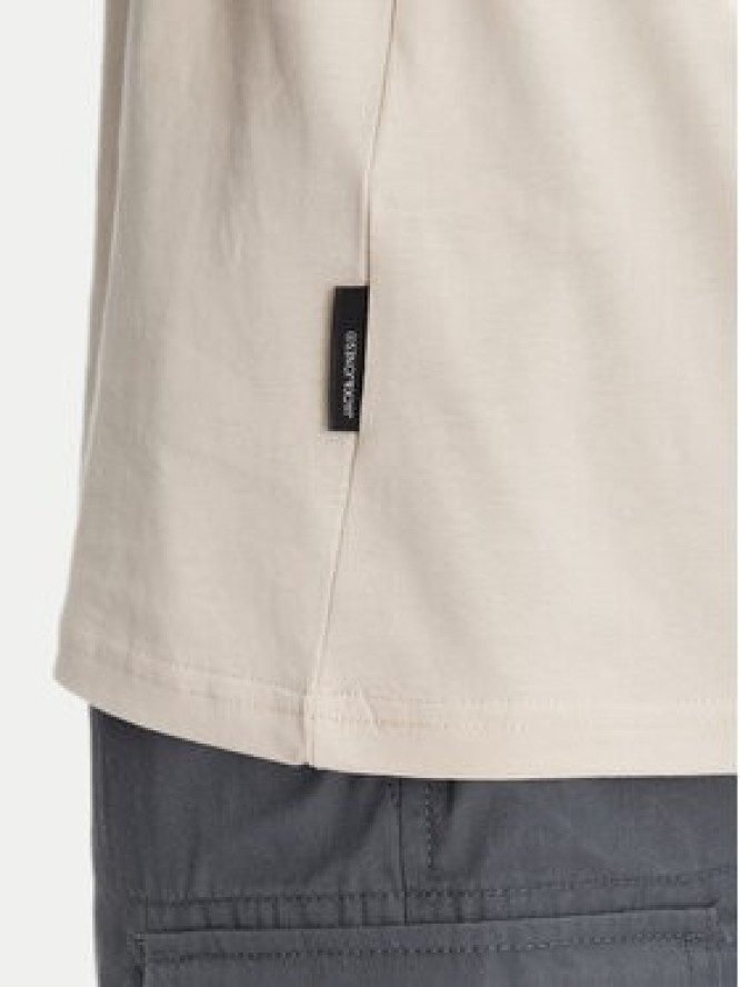Jack & Jones T-Shirt Recharge 12273070 Beżowy Relaxed Fit
