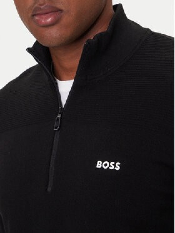 BOSS Sweter Momentum-X QZ 50547898 Czarny Regular Fit