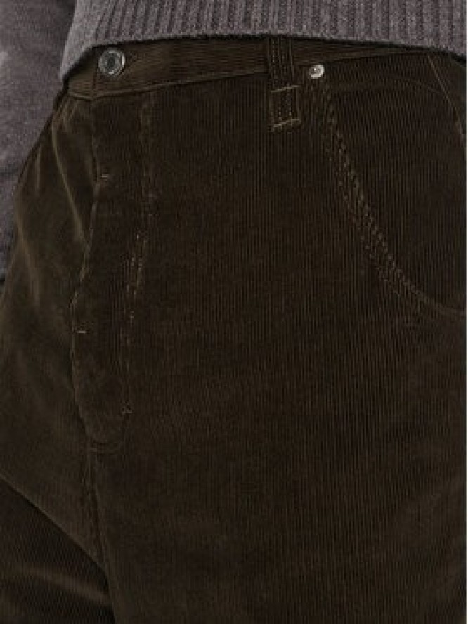 AMI Paris Spodnie materiałowe HTR102 CO0089 Brązowy Regular Fit