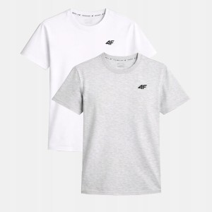 T-SHIRT MĘSKI 4F KOSZULKA ZESTAW KOMPLET 2 SZTUKI TTSHM3341