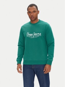 Pepe Jeans Bluza Dumas PM582832 Zielony Regular Fit