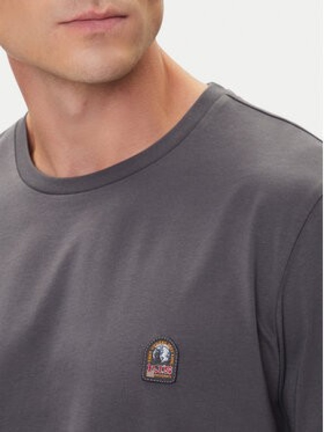 Parajumpers T-Shirt Patch 25WMPMTSEY29 Szary Regular Fit