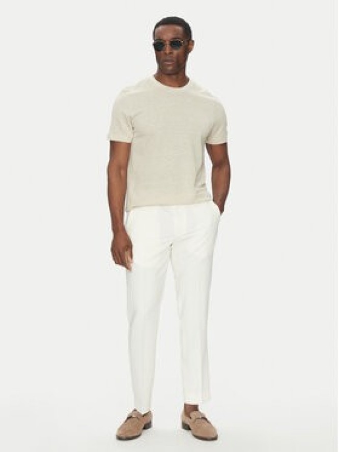 BOSS T-Shirt H-Thompson 28 50537488 Beżowy Regular Fit