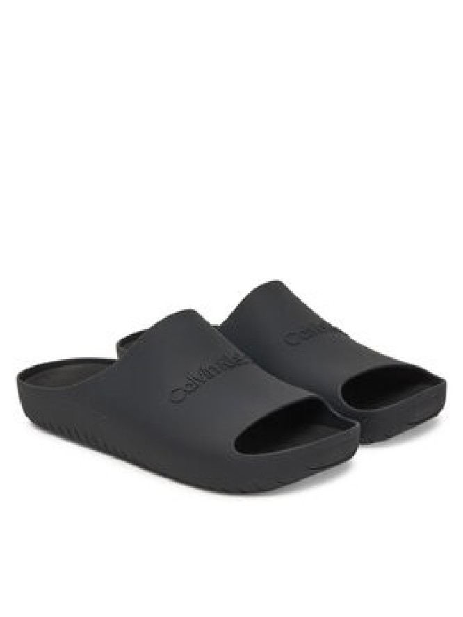 Calvin Klein Klapki Jelly Slide HM0HM02014 Czarny