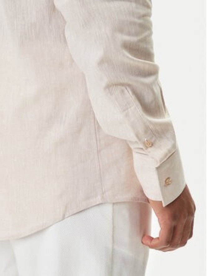KARL LAGERFELD Koszula 605035 552627 Beżowy Regular Fit